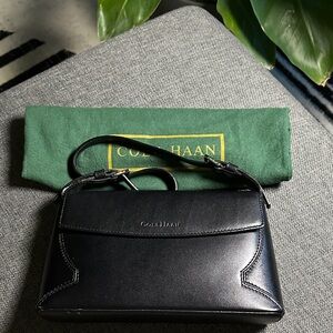 Cole Haan Black Leather Shoulder Bag